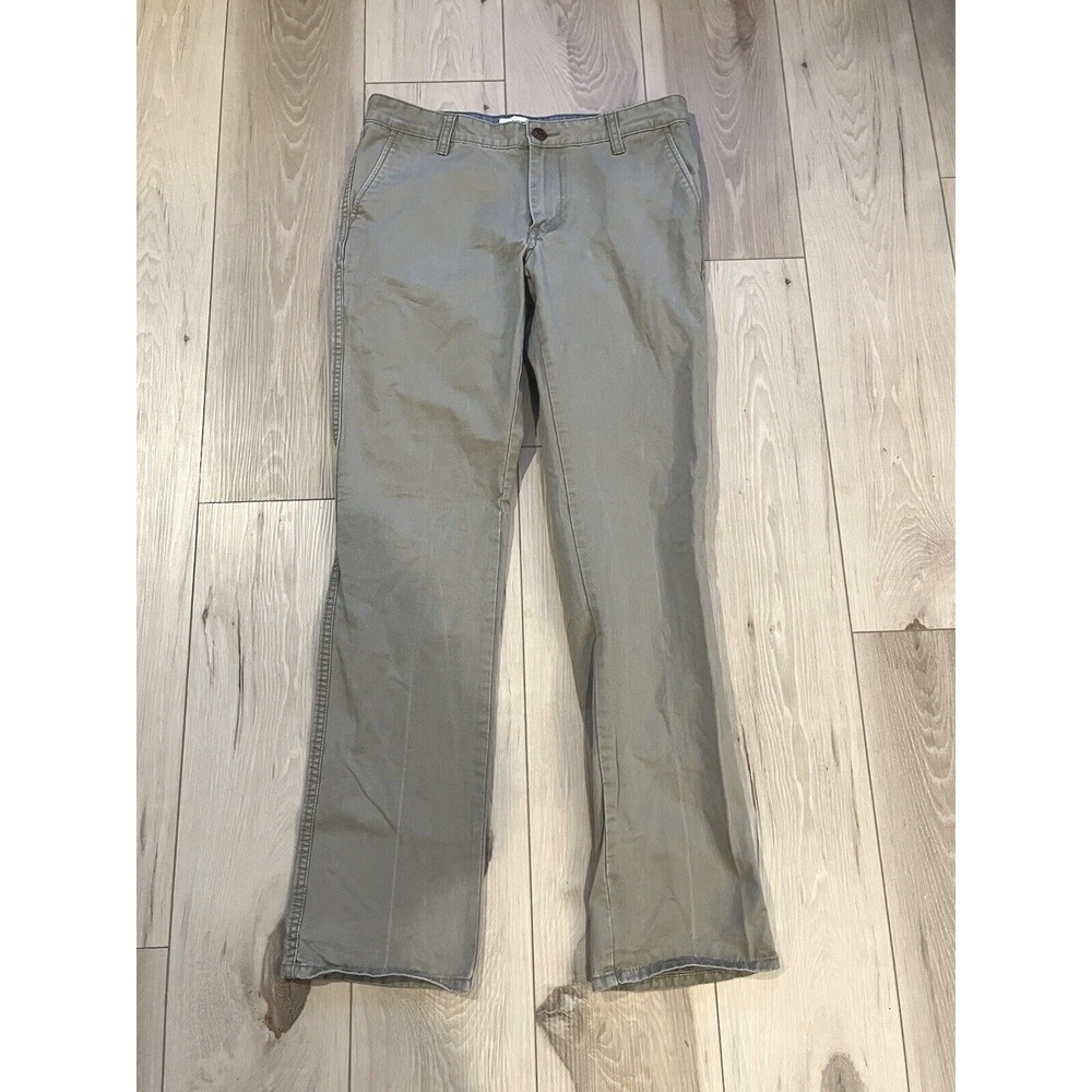 Quiksilver Pants Mens 30x32 Khaki Chino‎ Regular Fit Straight Leg Casual Skater